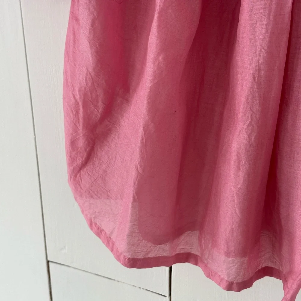 Comme des Garcons Puff-Sleeve High-neck Bubblegum Pink Top Size Medium - Picture 6 of 9